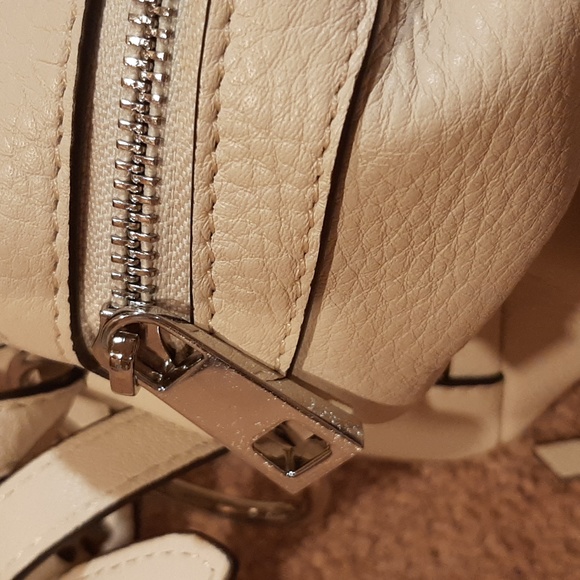 Vince Camuto White and Silver Shoulder Bag/Backpack - Picture 6 of 15